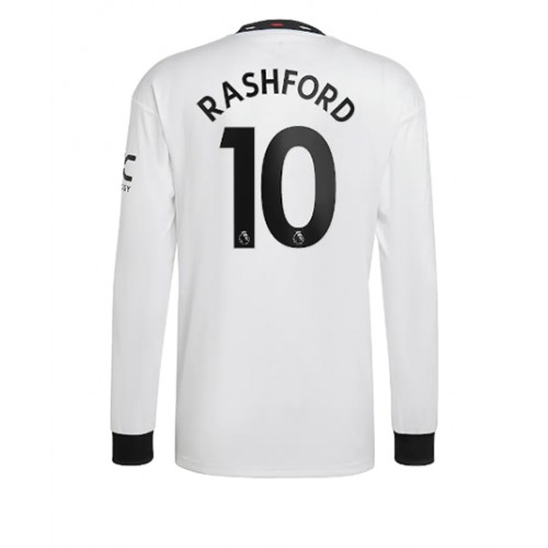 Manchester United Marcus Rashford #10 Bortedrakt 2022-23 Langermet Manchester United Marcus Rashford #10 Bortedrakt 2022-23 Langermet